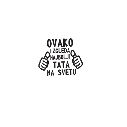 NAJBOLJI TATA 2 - Muška majica kratkih rukava