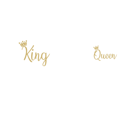 KING QUEEN - Dukserice za parove