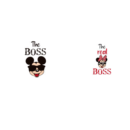 THE BOSS/THE REAL BOSS - Dukserice za parove