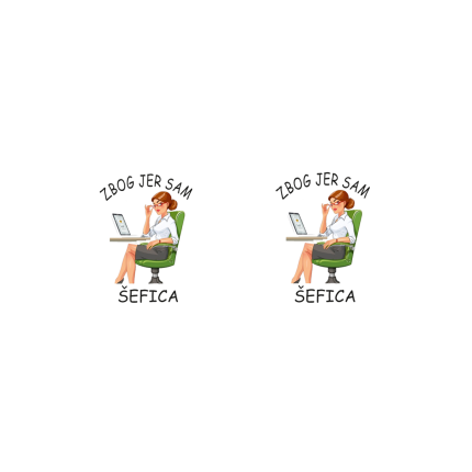 ZBOG JER SAM ŠEFICA - Hike šolja