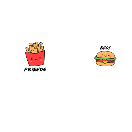 BEST FRIENDS W - Dukserice za parove