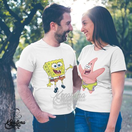 Majice za parove - SUNĐER BOB/PATRIK