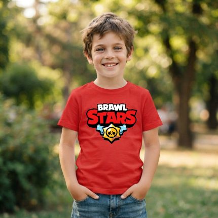 BRAWL STARS crvena - Dečija majica kratkih rukava