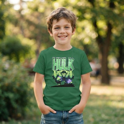 HULK zelena - Dečija majica kratkih rukava