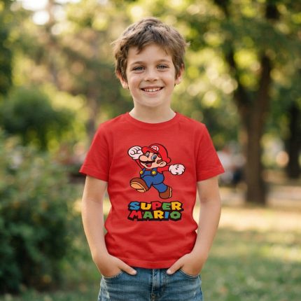 SUPER MARIO crvena - Dečija majica kratkih rukava