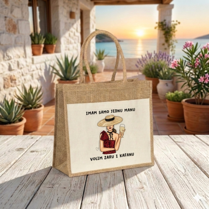Volim Zaru i kafanu - Torba za plažu