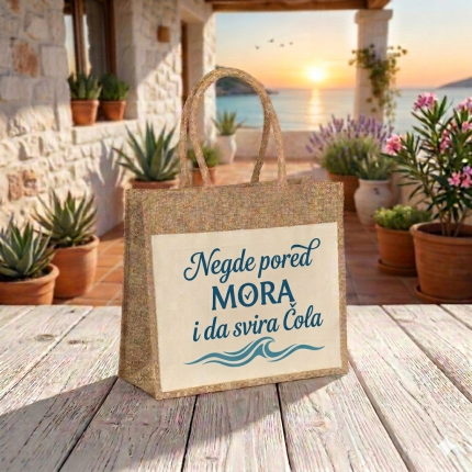 Negde pored mora i da svira Čola - Torba za plažu