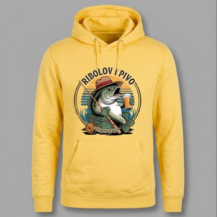 RIBOLOV I PIVO - Dukserica sa kapuljačom
